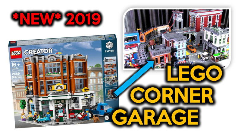 lego modular garage 2019